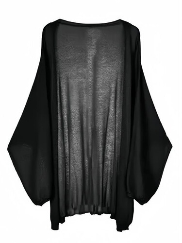 [Douyin loose large size] Korean medium and long sleeve knitted sunscreen shirt loose all-matching cardigan shawl top