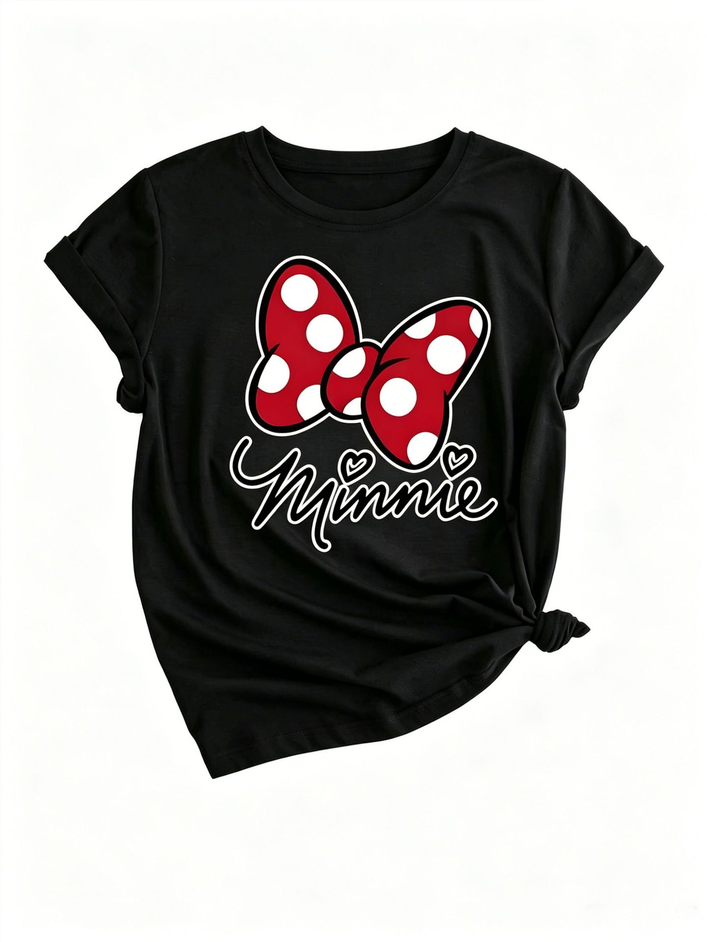 Damset plus size sommar tvådelat set med nummerprint engelsk stil_voghion.com