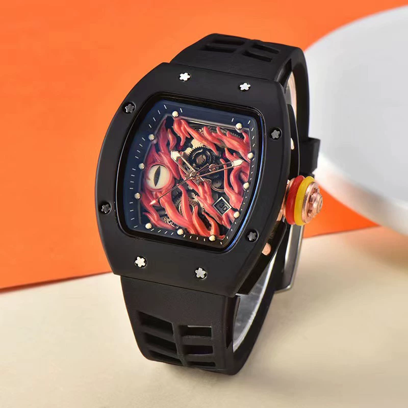 Mechanical glowing bike cassette, waterproof trend watch, universal quartz watches for men and women