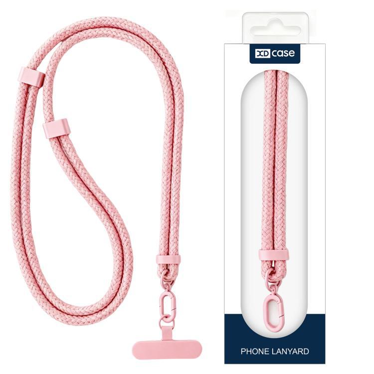 XDcase 7mm poliestireno + clip de acero inoxidable doble hebilla ajustable cables de teléfono móvil