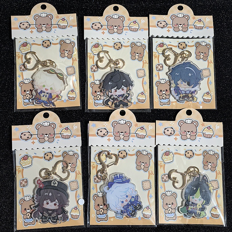 (Artist Authorized) Original Fan-Made Pendant Featuring Wendi, Scaramouche, Xiao, Wanye, Zhongli, Hu Tao, and Nahida Merchandise (Artist Authorized) Original Fan-Made Pendant Featuring Wendi, Scaramouche, Xiao, Wanye, Zhongli, Hu Tao, and Nahida Merchandise