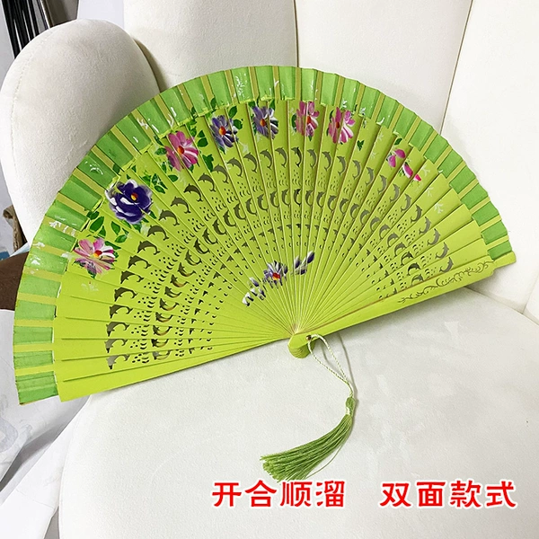 Fluorescent green bright green double pink flower♜★