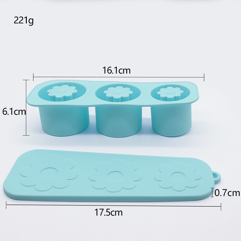 Ventas transfronterizas calientes Stanley Hielo Flor encantadora fácil de desmoldear molde de hielo de grado alimenticio Hielo de silicona Hielo