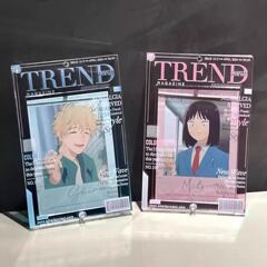 跃动青春周边TREND杂志小框亚克力3寸小卡拍立得照片展示架