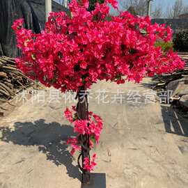 仿真三角梅 樱花树假树商场室内橱窗装饰许愿树假樱花植物仿真