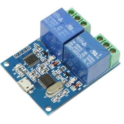 LCUS-2 dual-road 2 road USB relay module USB intelligent control switch