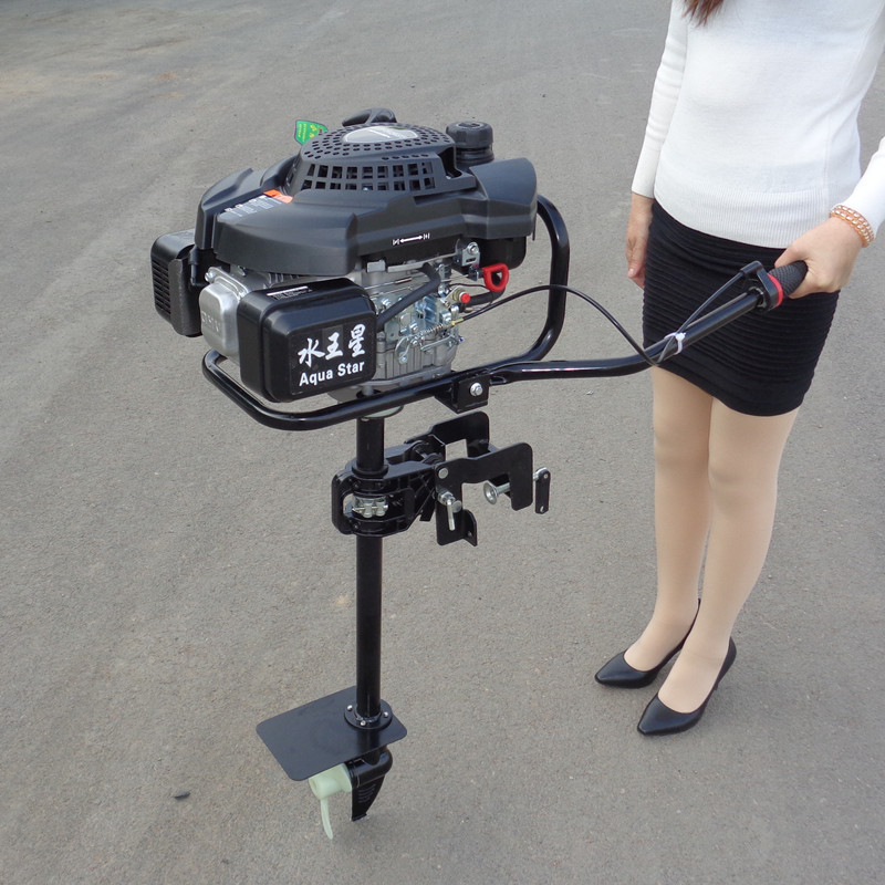 渔业撒网船养殖船挂桨机 有倒挡9马力船挂机 四冲程小型船尾机