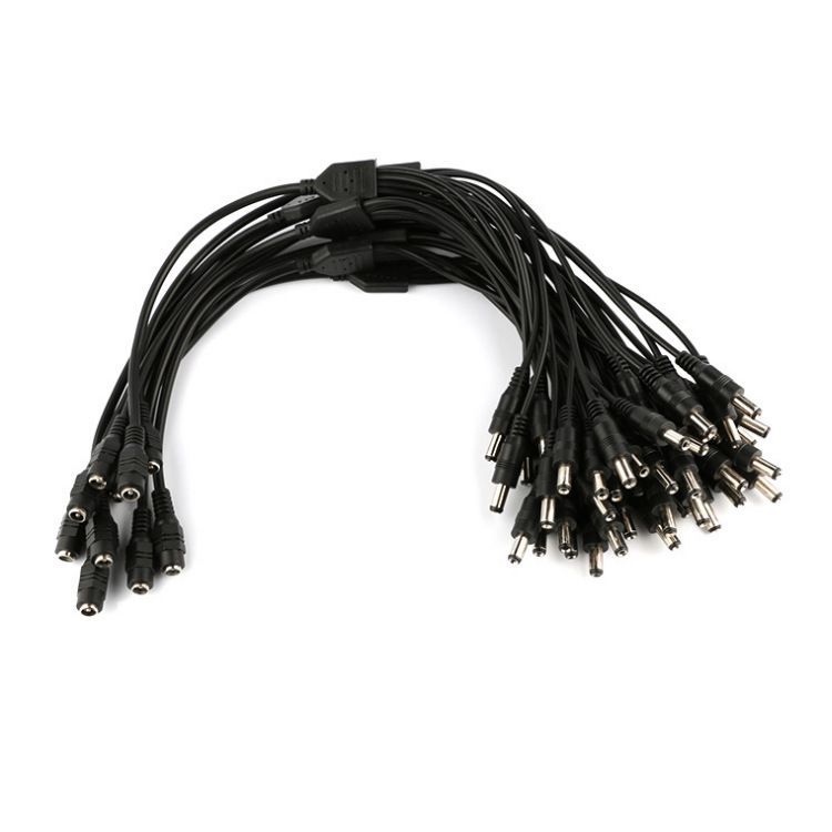 Dc電源コード5521/5525dcプラグ単頭線メスヘッド線12v0.5/0.75/1.2平方dc線|undefined