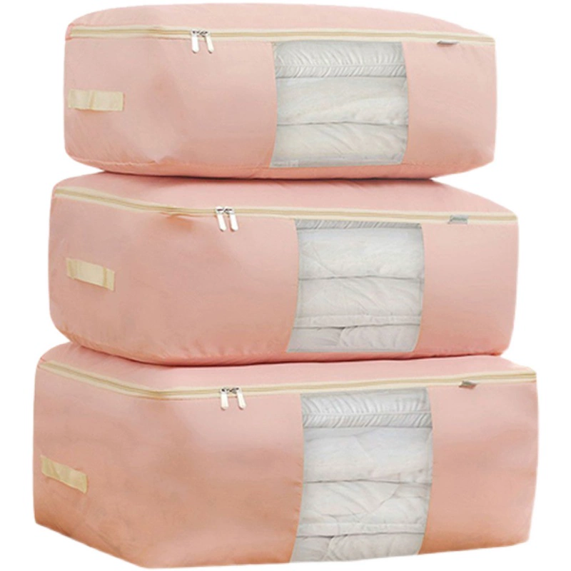 Duvet, storage bag with zipper, luggage pack for moving, bedding