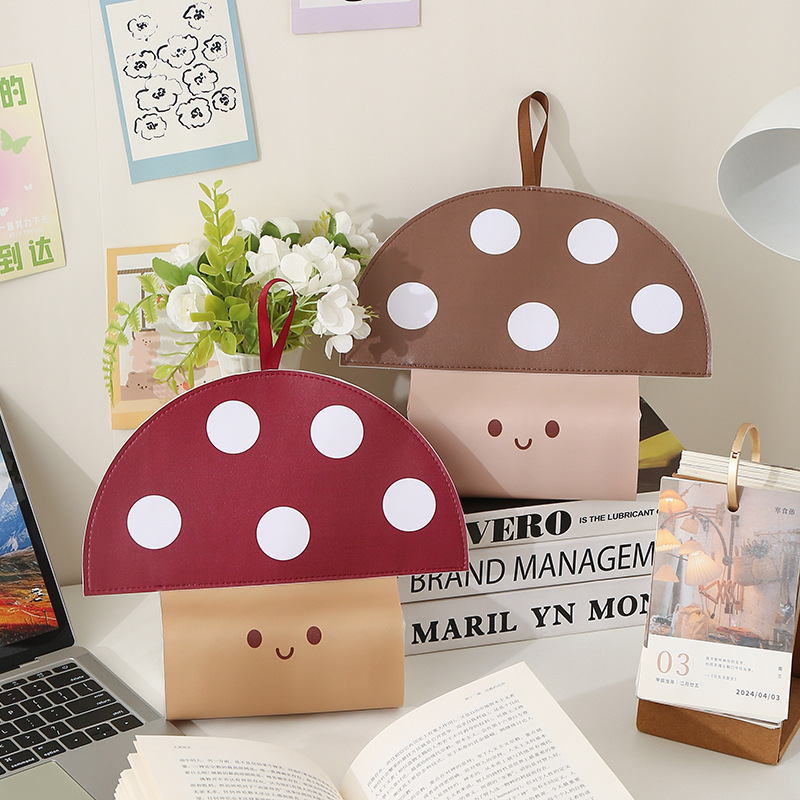 Cute Ins Cute Mushroom Tissue Cover High-Looking Creative Tissue Box Tissue Bag Living Room Dining Table Tissue Storage