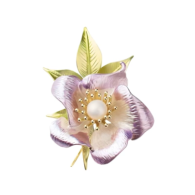 Pearl Corsage Elegant Chanel — Yaxa sancaqları
