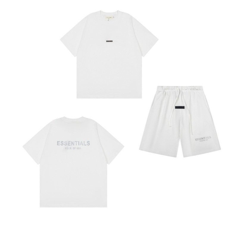 Nueva Sudadera con Capucha FEAR OF GOD ESSENTIALS con Letras Estampadas, Unisex, Casual, Holgada, con Forro Polar, Moderna