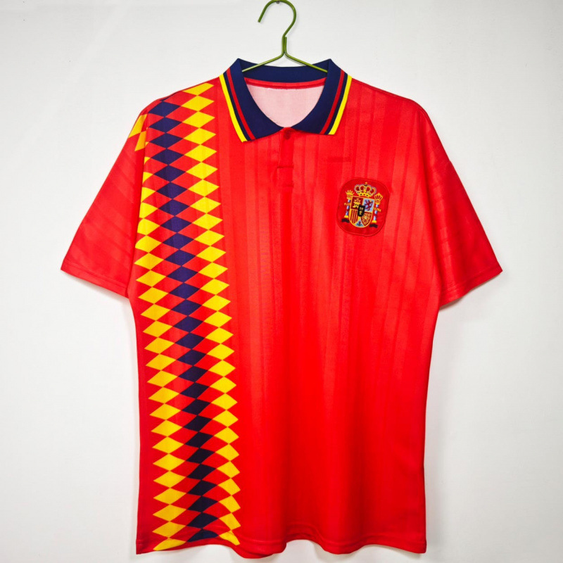 Colección de fútbol retro popular Argentina Alemania Inglaterra Brasil Copa Mundial de fútbol de manga corta