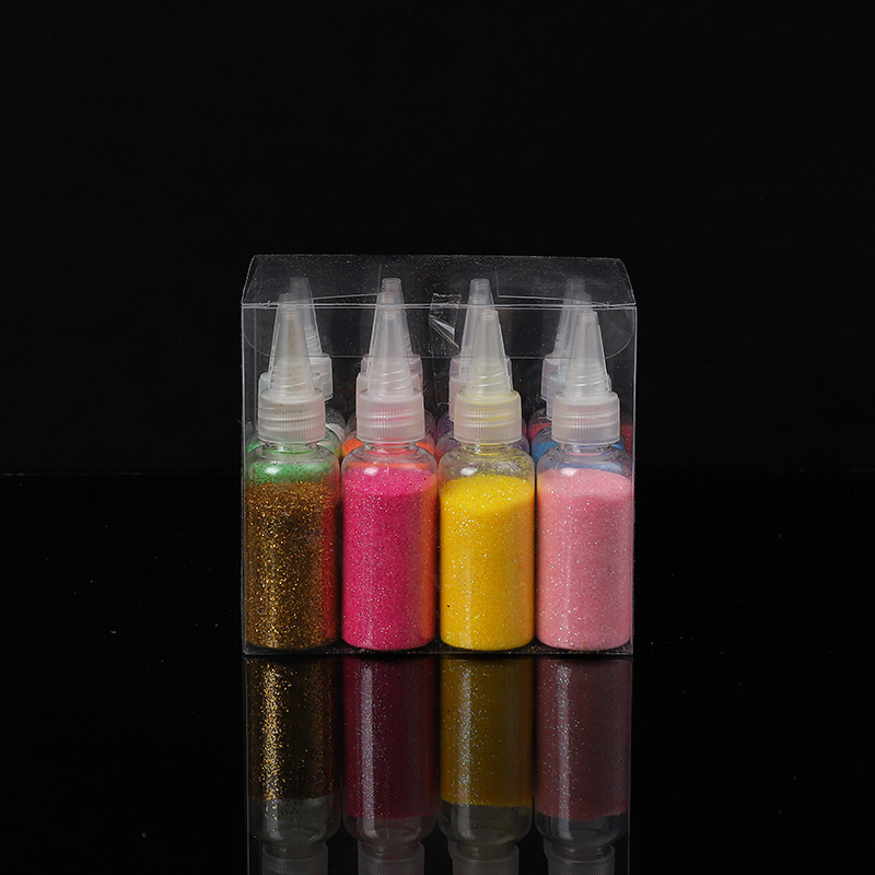 12瓶盒金葱粉30克尖瓶装金银粉diy幻彩粉滴胶粉绘画亮粉流沙亮片