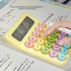 High-Quality Mechanical Keyboard Calculator Dopamine Student-Specific Computer 12-Digit Large Screen Calculator Wholesale