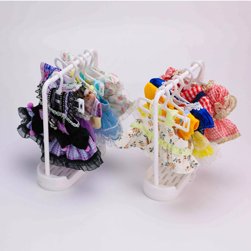 Хлопковая кукла Labubu, специальная вешалка для одежды 10/15/20 см, стеллаж для демонстрации детской одежды, вешалка для одежды для куклы BJD, полка для обуви