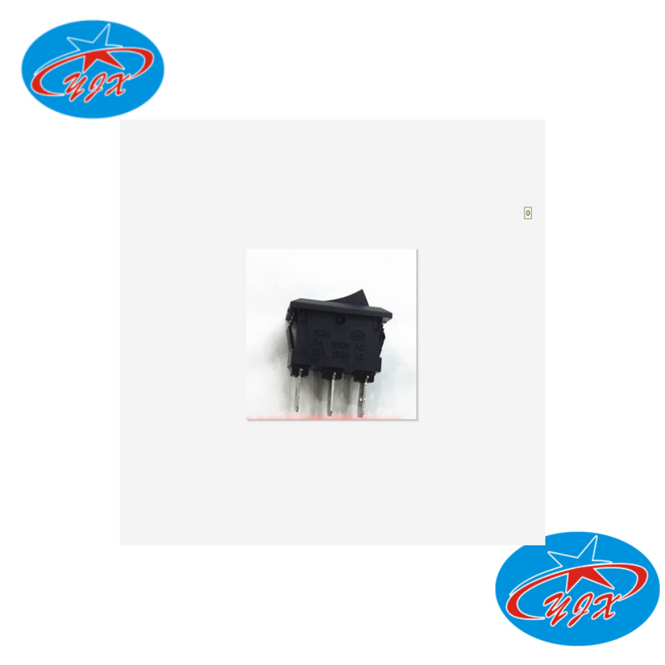 中讯小船型开关 KCD11-102 三脚两档 黑色 3A250V KCD11 10*15MM