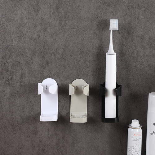Electric toothbrush holder without holes, home electric razor stand, storage rack, wall-mounted hook, organizer stand