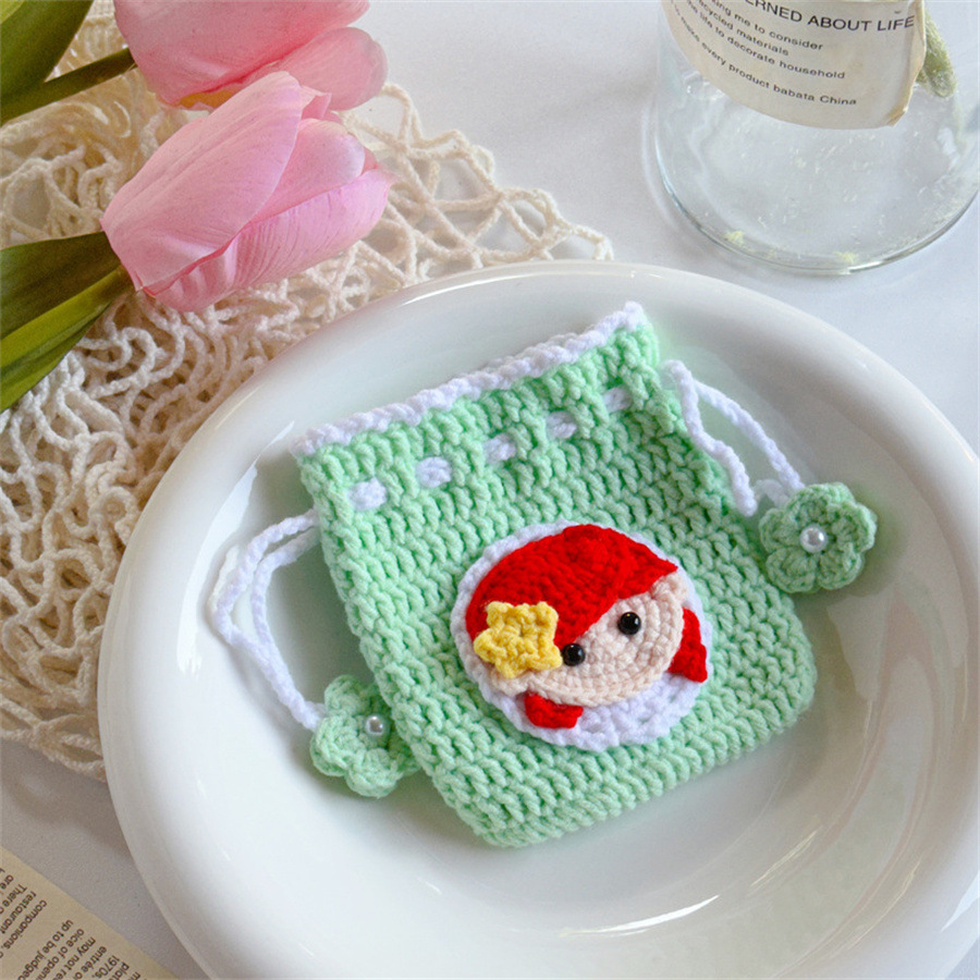 공주 스타일 조임끈 가방 - E 스타일