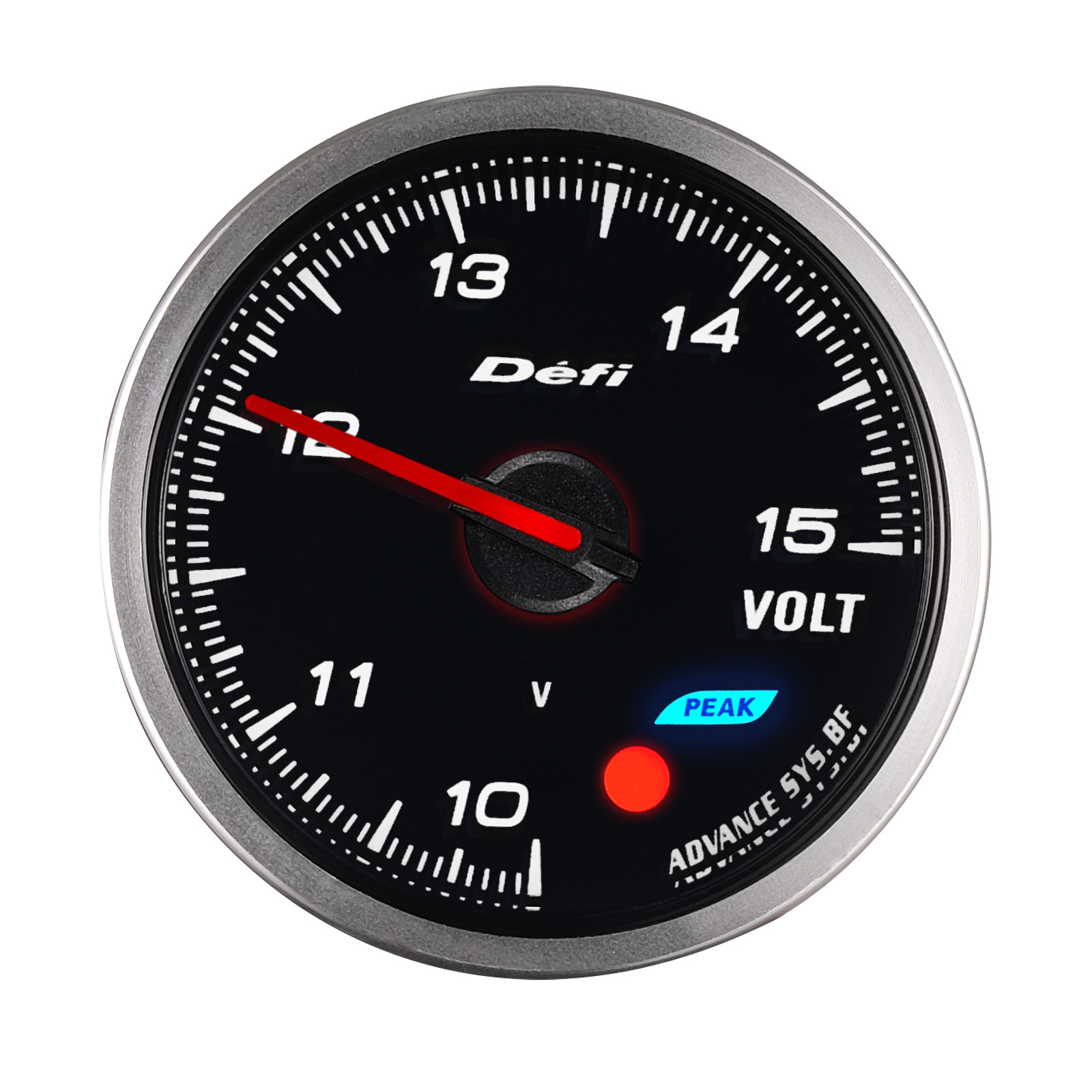 Qìchē Car Modified Gauge 2.5 inch 7-Color Defi Water Temp Turbo Gauge (automobile instrument) - voltage