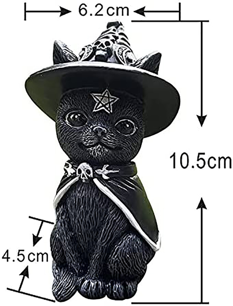 1 Piece Quantity Daily Occasion Cute Cat Resin Daily Ornaments