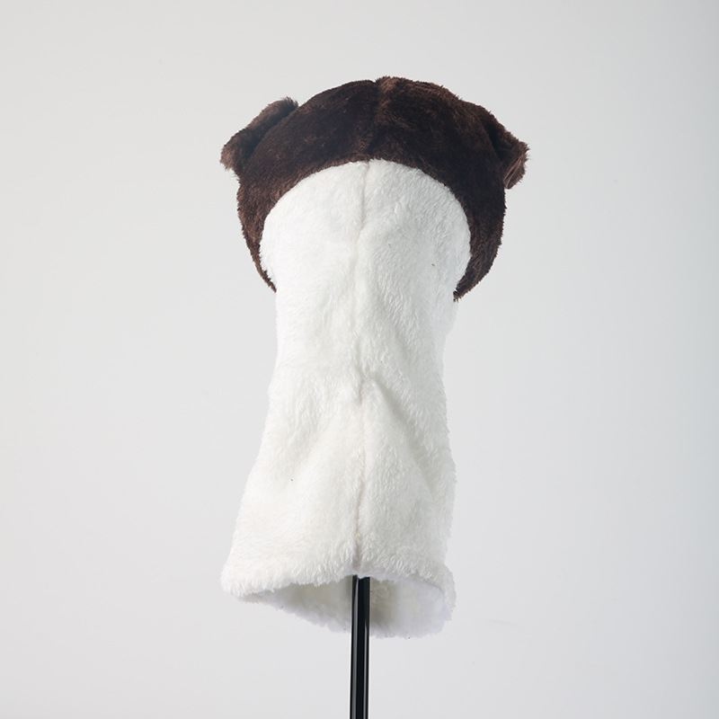 Cross-border caliente modelo N ° 1 Golf Club cubierta de dibujos animados cachorro sombrero cubierta animal cabeza cubierta protectora fábrica al por mayor