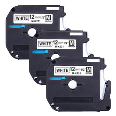 Applicable Brother Label Machine MK Series Color Tape M-K231 631 12mm PT-65/90/80 Printing Paper