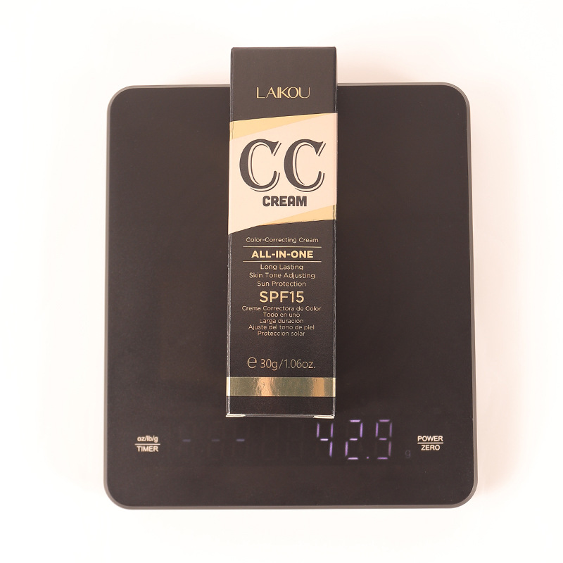 Cross-border LAIKOU Laikou cc Cream 30g (Color Box) Covering Blemishes, contouring without smudging, Moisturizing makeup manufacturer undefined
