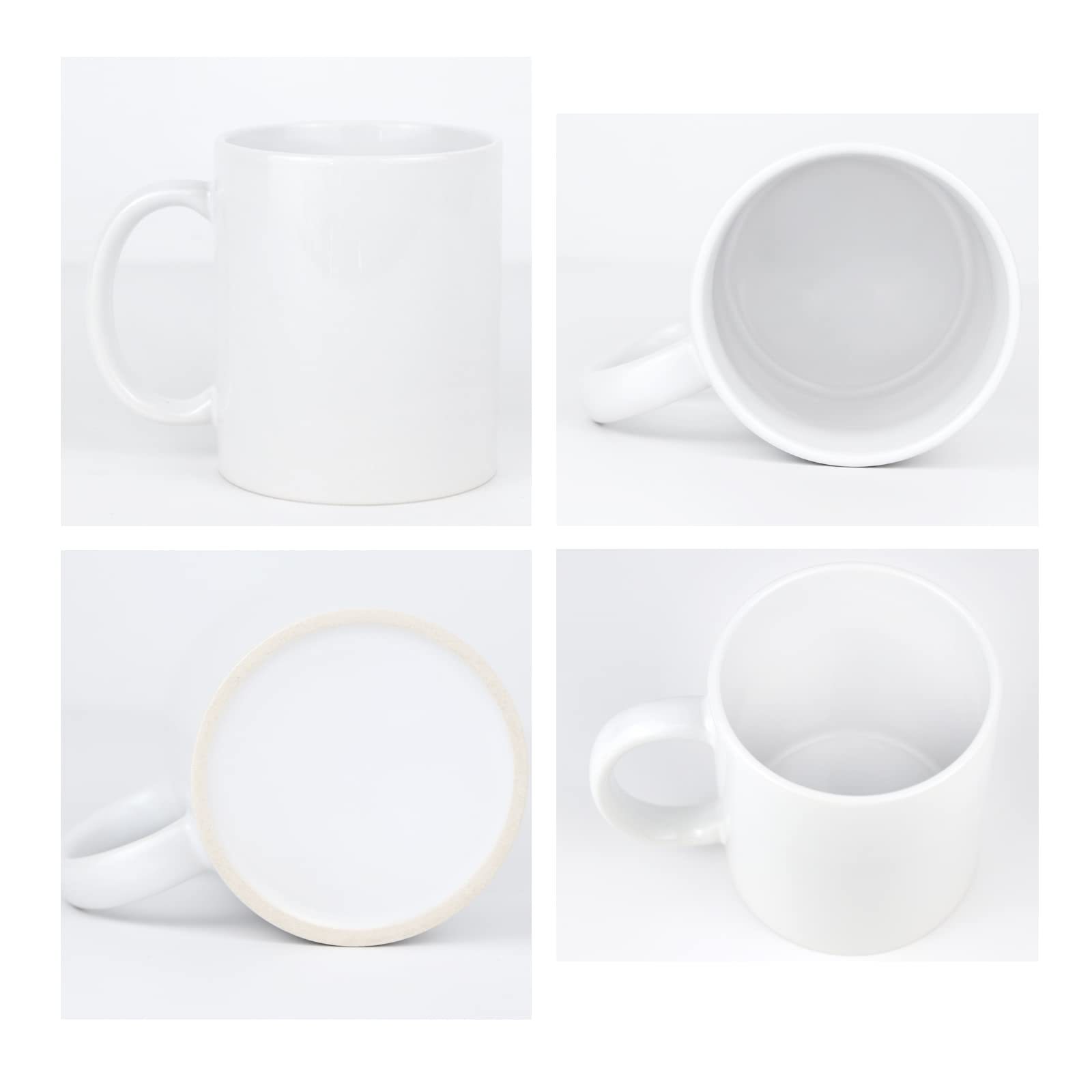 Tazas de transferencia térmica tazas de cerámica recubiertas logotipo simple regalos transfronterizos comercio exterior al por mayor tazas de cerámica tazas de agua