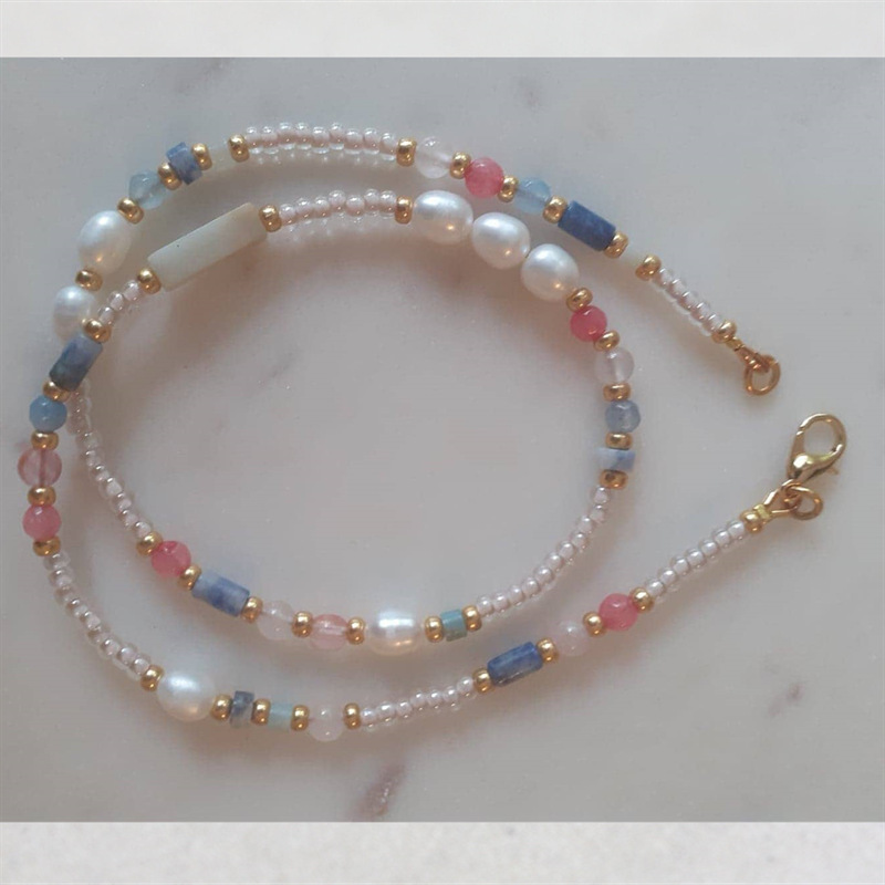 1 Stück Einfacher Stil Runden Imitationsperle Perlen Frau Halskette display picture 1