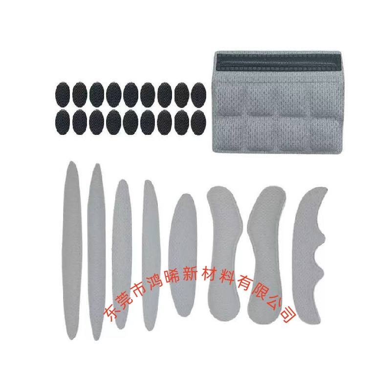 骑行自行车头盔内衬通用透气海绵内衬下巴垫热压成型