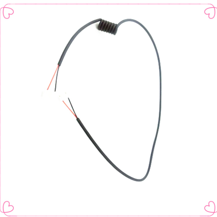 供应pu雾面弹簧线二芯弹簧连接线0.5平方弹簧线