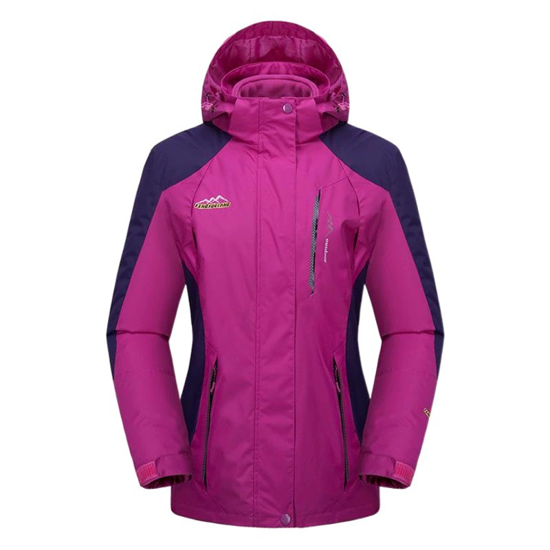 Куртка Wind Snow Wolf больших размеров, мужской и женский альпинистский костюм «Три в одном», утолщенный теплый съемный костюм из двух частей для среднего и пожилого возраста