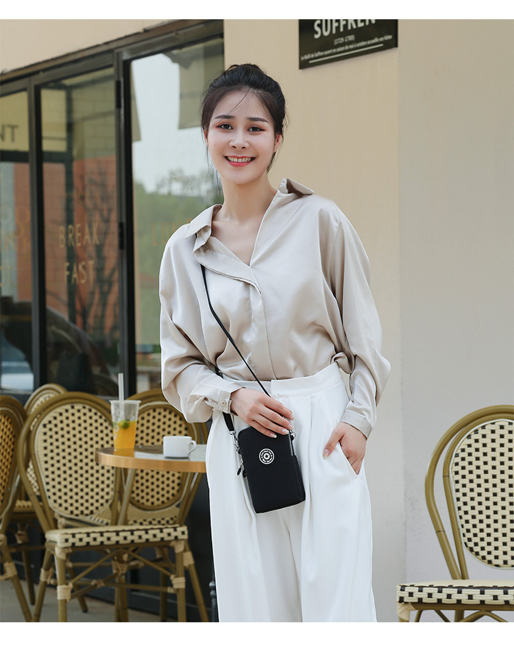 Single Shoulder Strap Strap Type Phone Wallet Bags Type Casual Occasion Women's All Seasons Oxford Cloth Fashion Phone Wallet