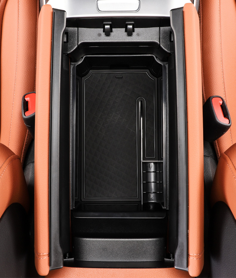 Suitable for Mercedes-Benz Armrest Box Storage Box Glc/C-Class/E-Class Center Console Storage Box In-Car Storage Essentials