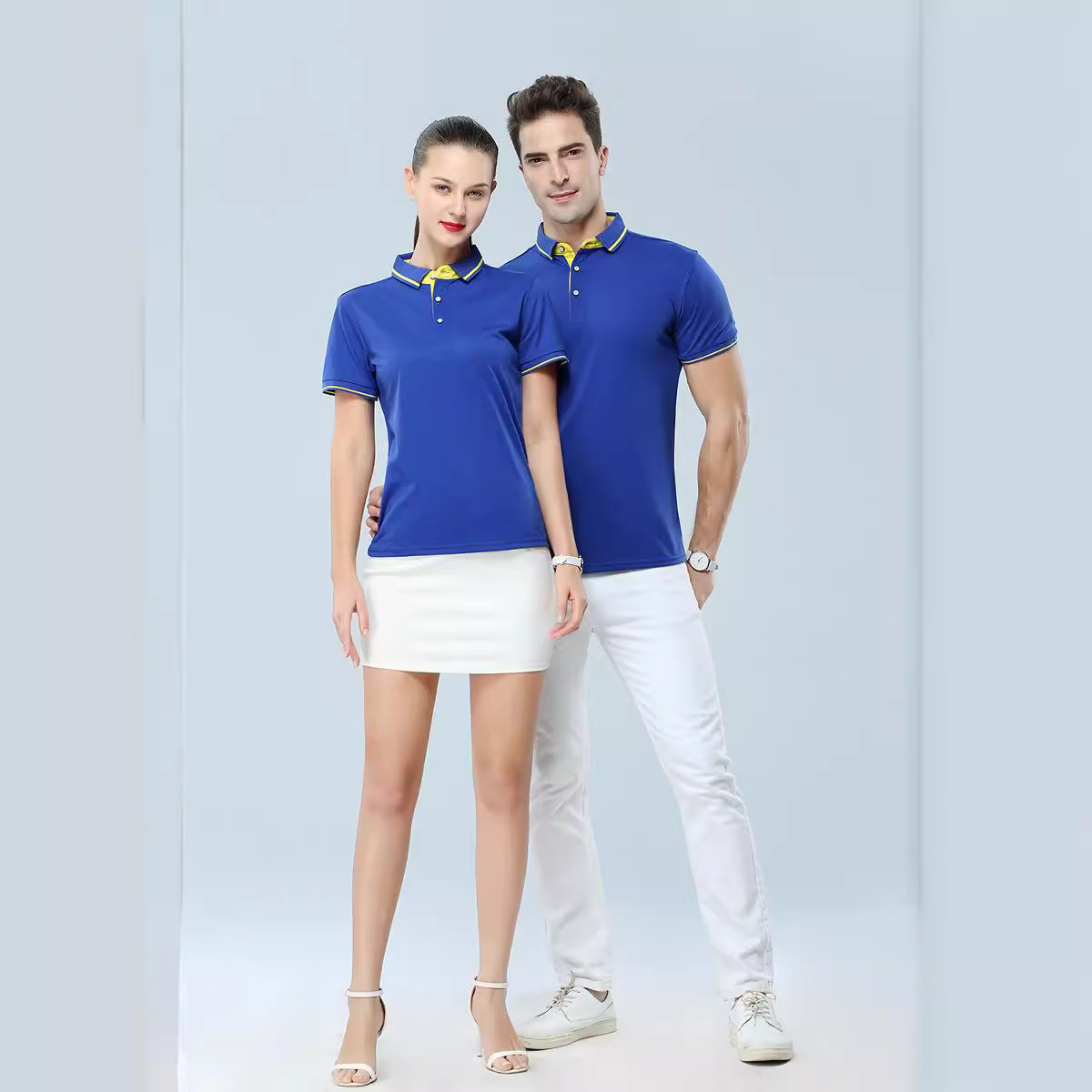 Cotton Collar T-Shirt Advertising Cultural POLO Shirt Customization Enterprise Group Work Uniform Short Sleeve Workwear Logo Embroidery