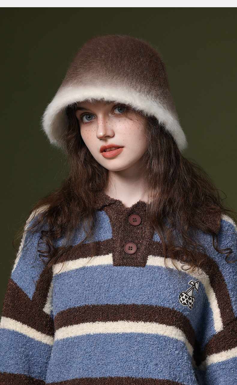 Winter Warm Fisherman Women's Thickened Cold Resistant Big Head Surrounding Face Small Basin Plush Hat Rabbit_voghion.com