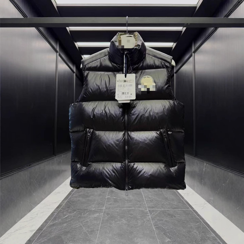 Mengjia down Vest High Version down Jacket 2025 Winter New Men's and Women's Goose down Sleeveless Large Label Jacket