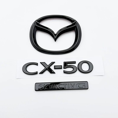 Emblem, Trunk Emblem, Awd Drive — Car logo - rear-mark-cx-50-skyactivg-replace-bright-black