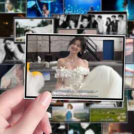 126张白鹿贴纸高清氛围感图片励志文案创意diy装饰桌面墙面贴纸