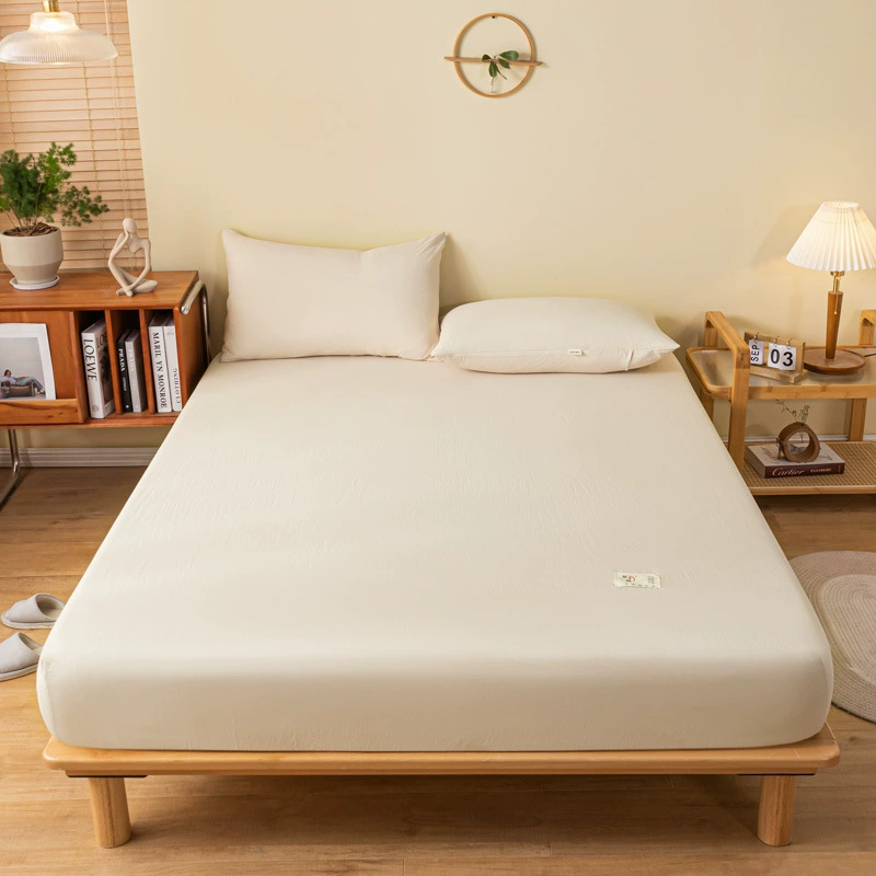 Fitted cotton mattress sheet, increased thickness, breathable summer protector, multiple sizes