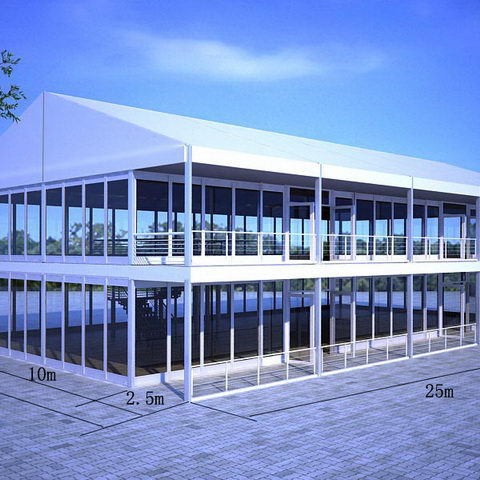 Tienda de campaña de doble capa exposición tienda de campaña de almacenamiento de estilo europeo tienda de campaña industrial al aire libre de aleación de aluminio