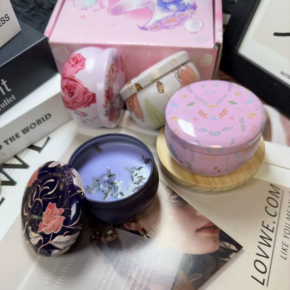 Aromatherapy, creative perfumed atmospheric candle, DIY, Birthday gift