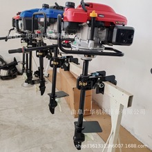 观光船竹筏推进器 196cc竹筏船用挂桨机 柴油带档位立式船外机