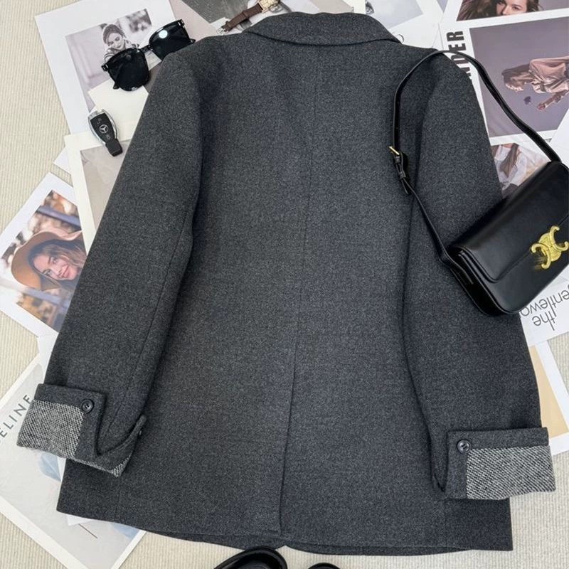Костюм (Suit), демисезонная куртка с пухом, бархатная подкладка, для подростков, увеличенная толщина, пух-пух 다운