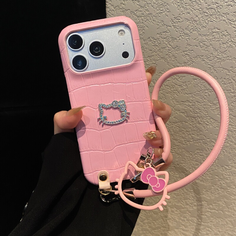 Cross-Border Hot-Selling Product Suitable for Apple 17Promax Phone Case with Lychee Pattern, Anti-Drop for 16/15/14Plus, 13/12/XS