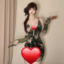 哲影大码制服诱惑旗袍约会睡衣性感床上挑逗情趣内衣修身性感套装