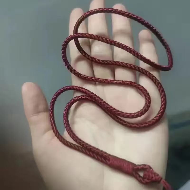 ロングタイプの手編みシンプルな首掛け携帯電話のストラップ|undefined