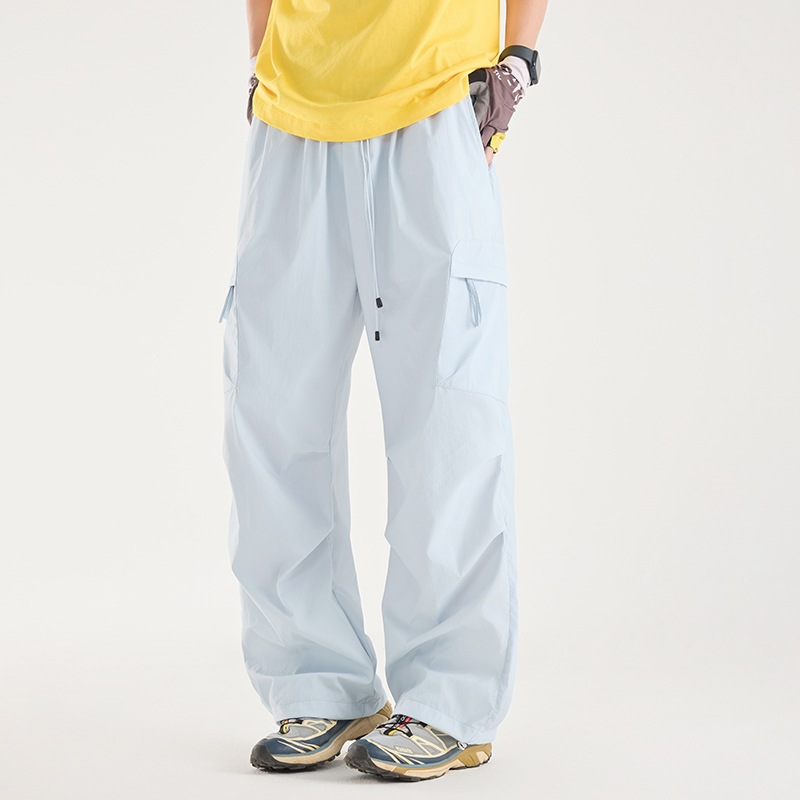 Breathable summer fashionable thin casual trousers for men and women…