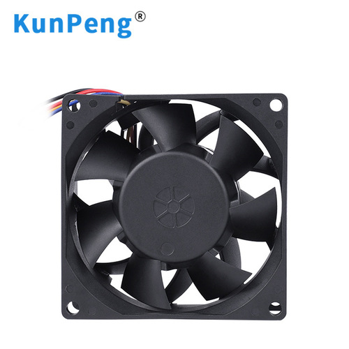 DC8038 violent fan 8cm brushless motor DC fan speed measurement alarm function high speed cooling fan